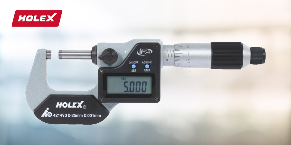 Micrometro digitale: la scelta intelligente per misurazioni precise è HOLEX  - Hoffmann Group Magazine