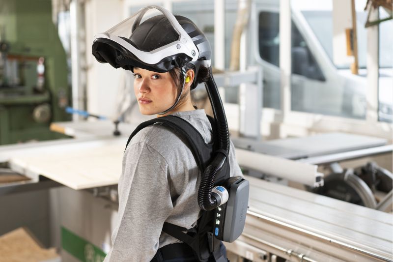 respiratore elettroventilato